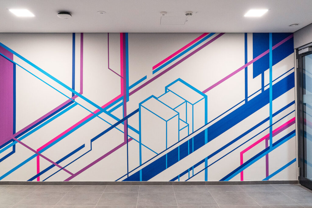 IAV Office Tape Art